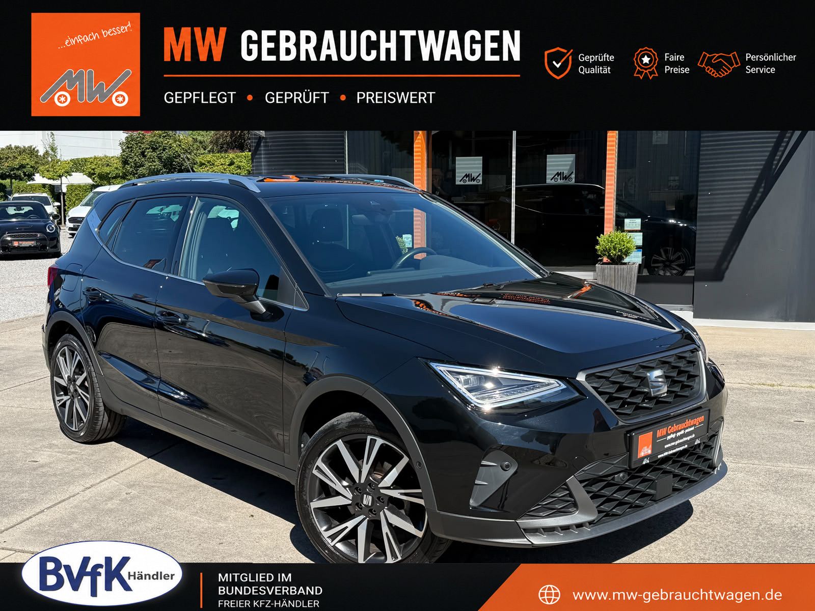 Fahrzeugabbildung SEAT Arona 1.0 TSI DSG FR LED NAV KAM PDC ACC AHK