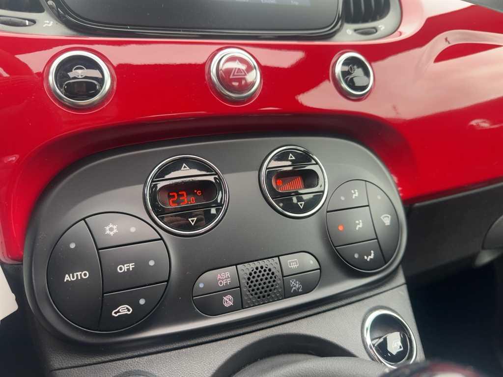 Fiat 500C "RED" Parkpilot CarPlay Klima LM-Felgen 