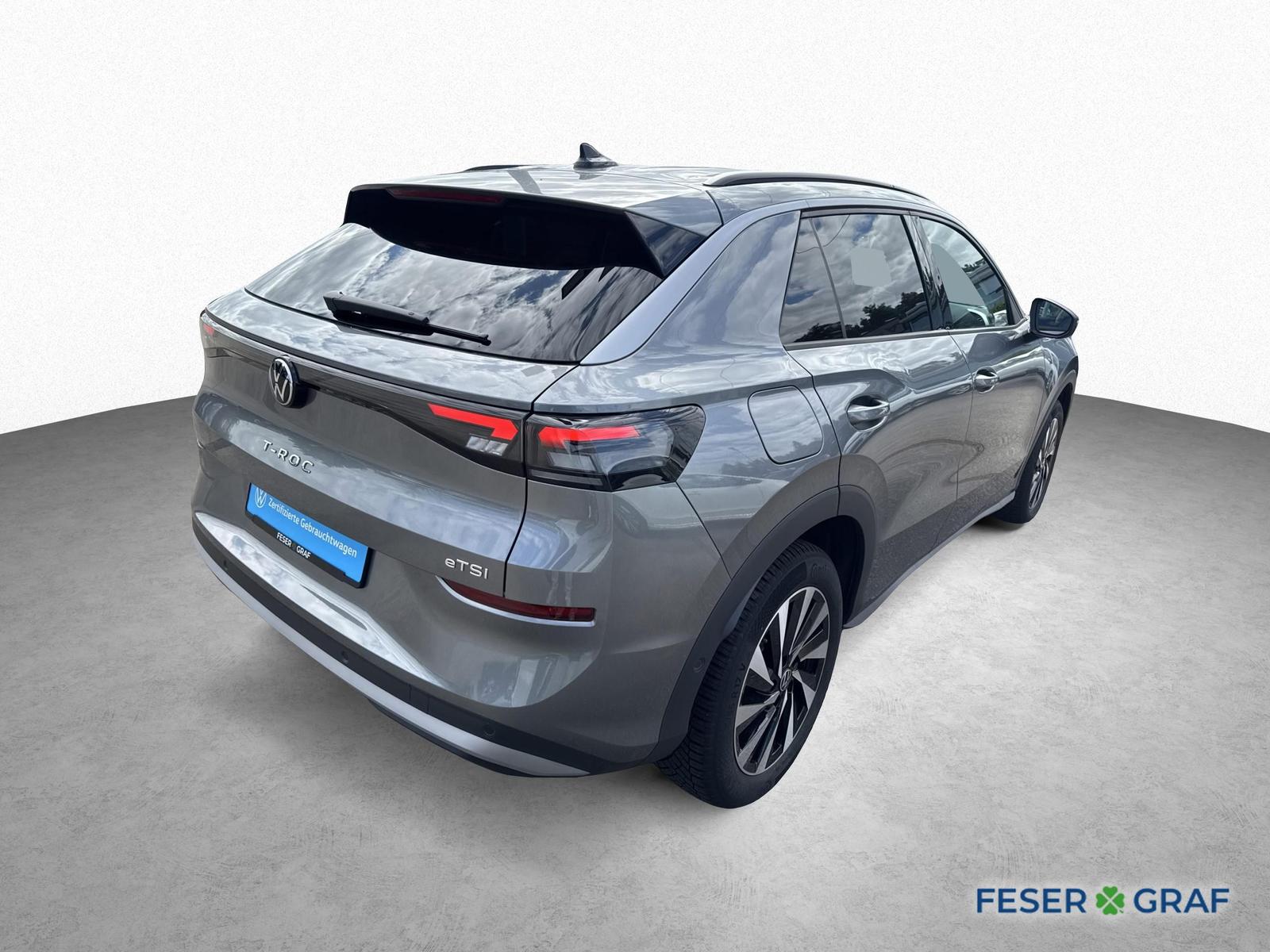 Volkswagen T-Roc 1.5 eTSI LIFE DSG AHK KAM ACC LED SHZ, миниатюра 5