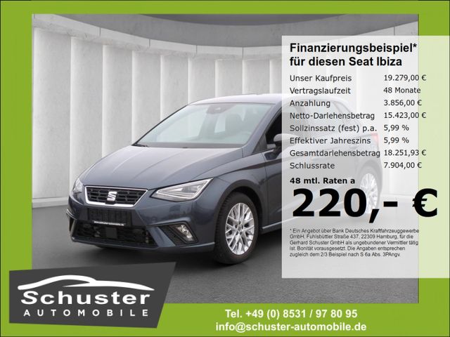 Seat Ibiza FR 1.0TSI*LED ACC R-Kam digCockp Navi SHZ