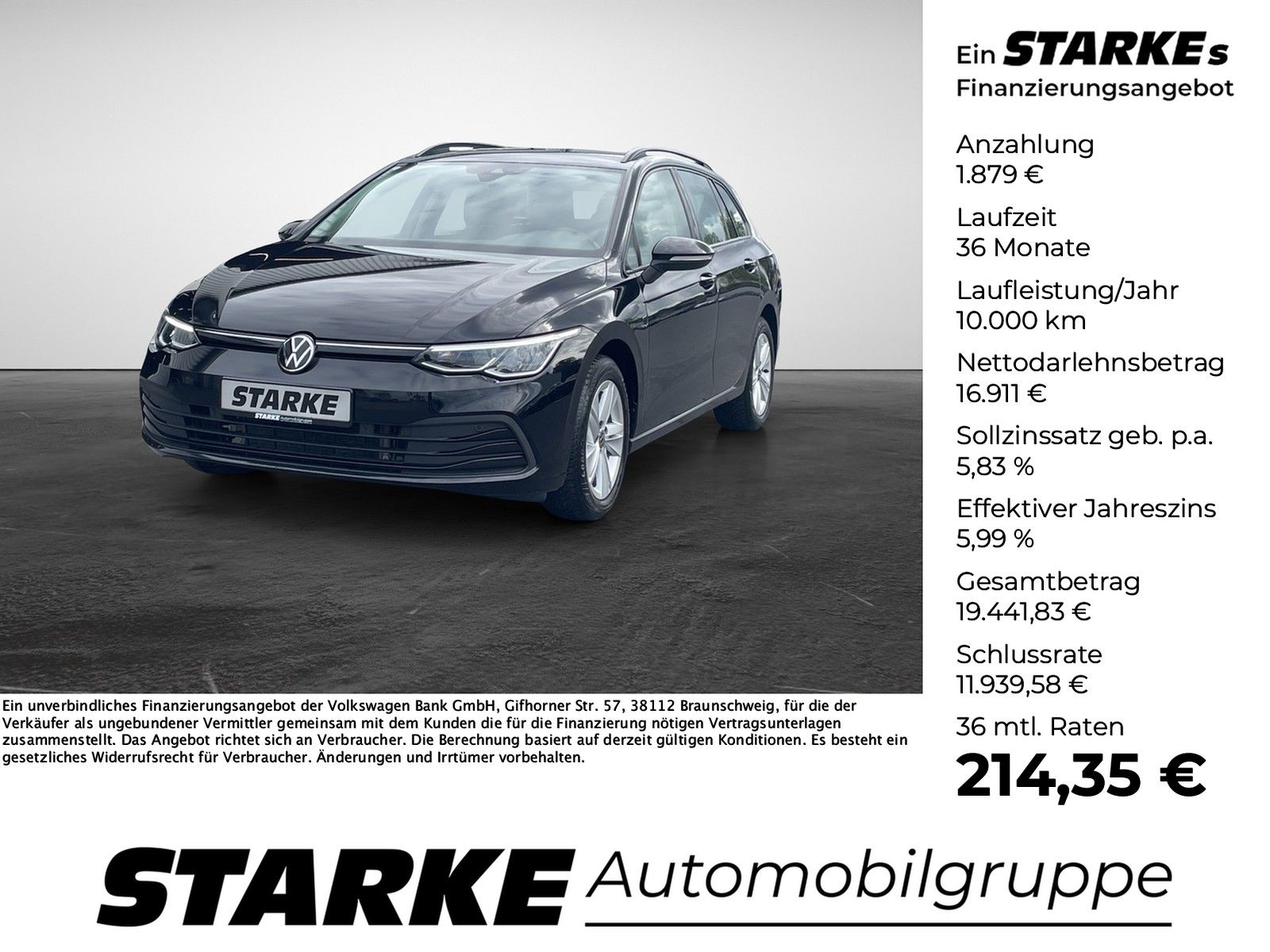 Volkswagen Golf Variant 2.0 TDI Life  AHK Navi LED Kamera P
