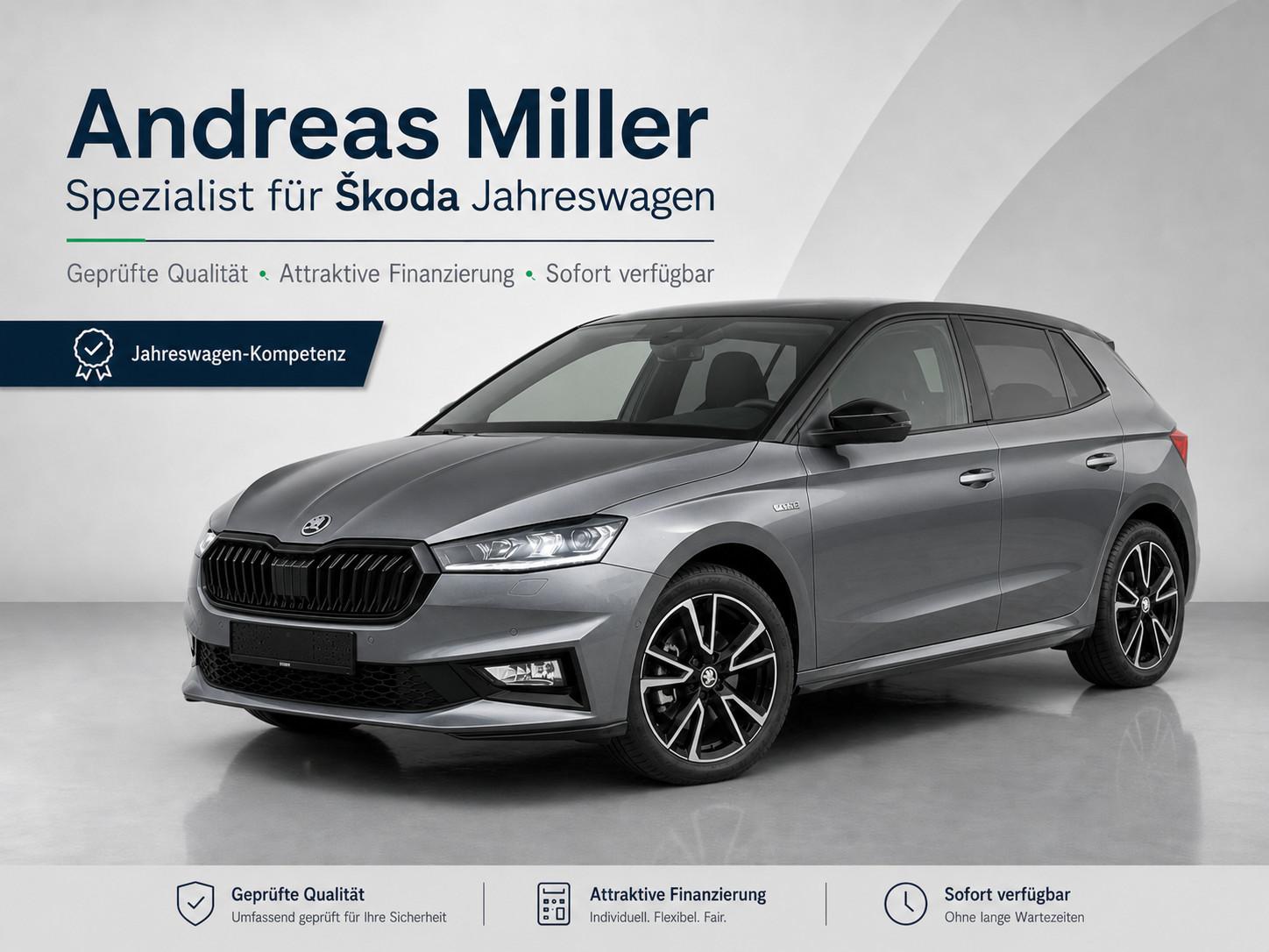 Skoda Fabia 1.0l TSI 85kW DSG Monte Carlo LED App Temp