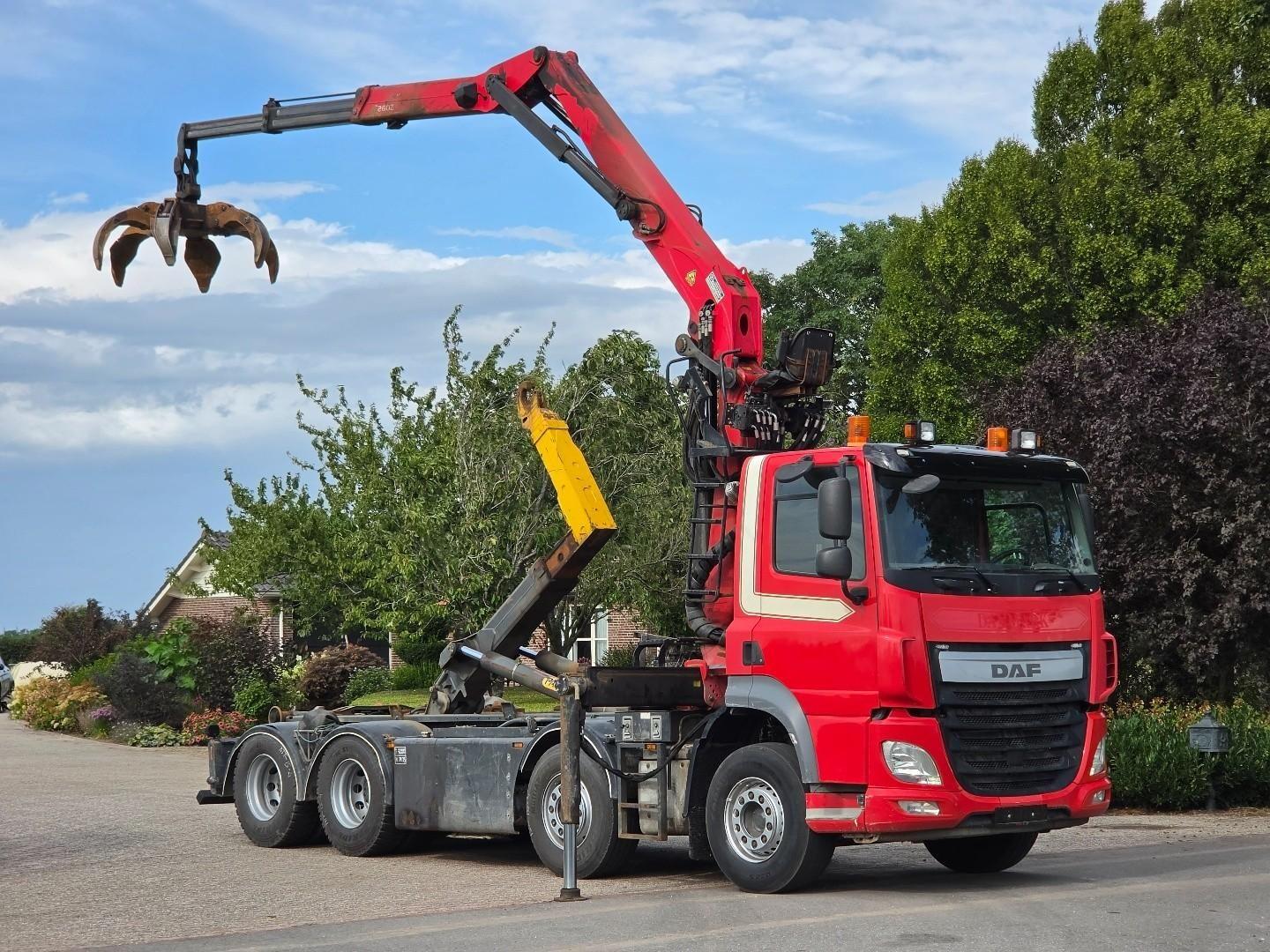 DAF CF 85 510 Palfinger Z-Kran. Hakenarm!!2017!! Met