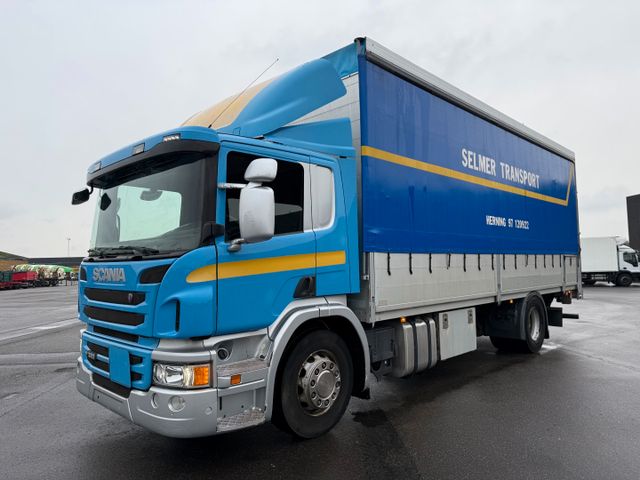 Scania P320 4x2   Pritsche / Plane LBW  7,40 m.