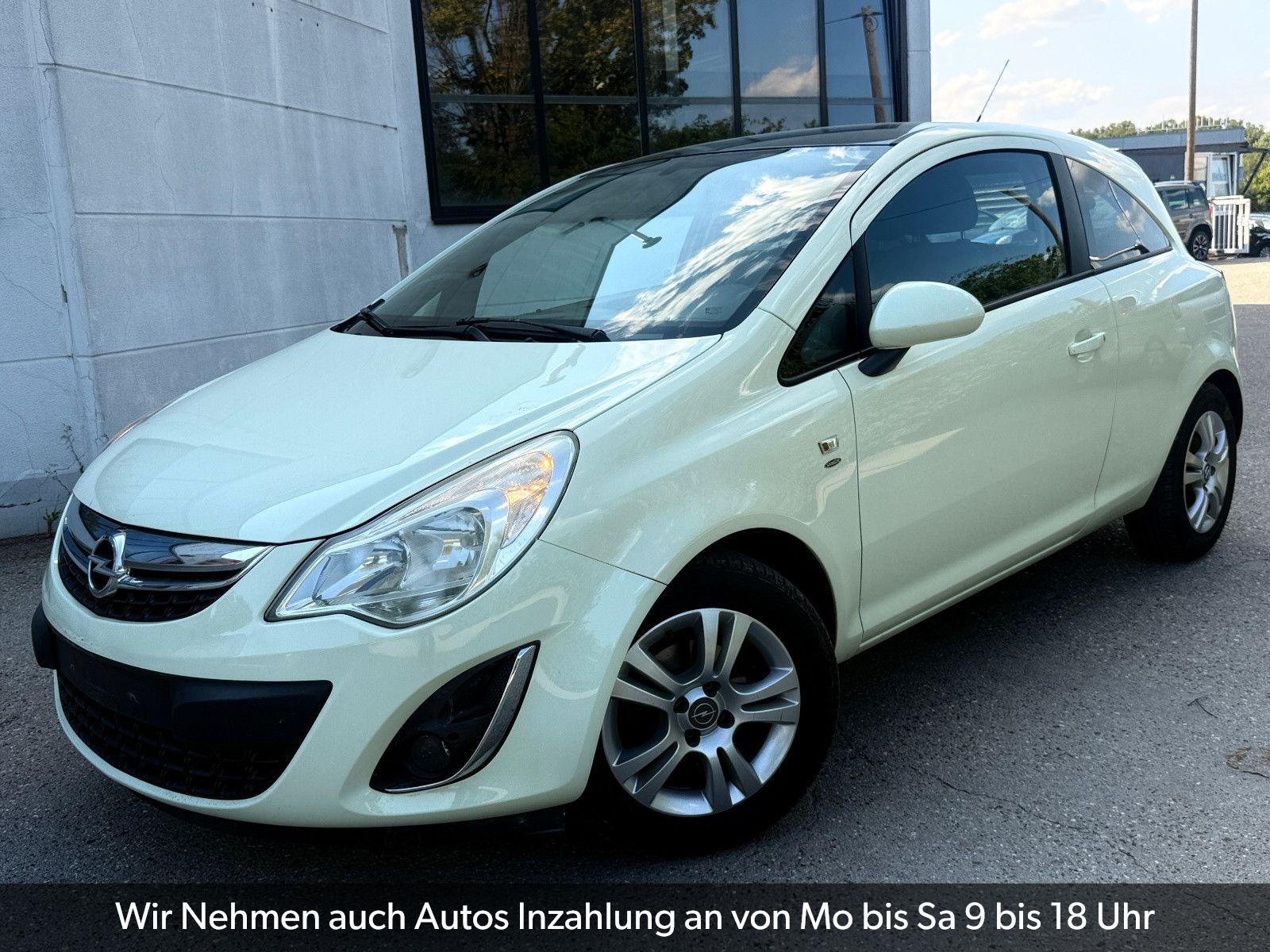 Opel Corsa Tüv Neu Inkl.1 Jahr Garantie Dach Schwarz