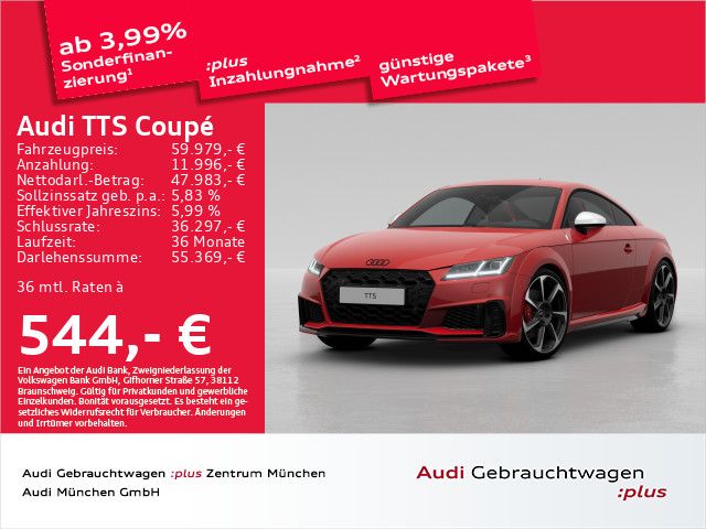 Audi TTS Coupé TFSI S tronic Matrix/Navi+/B&O/Leder/P