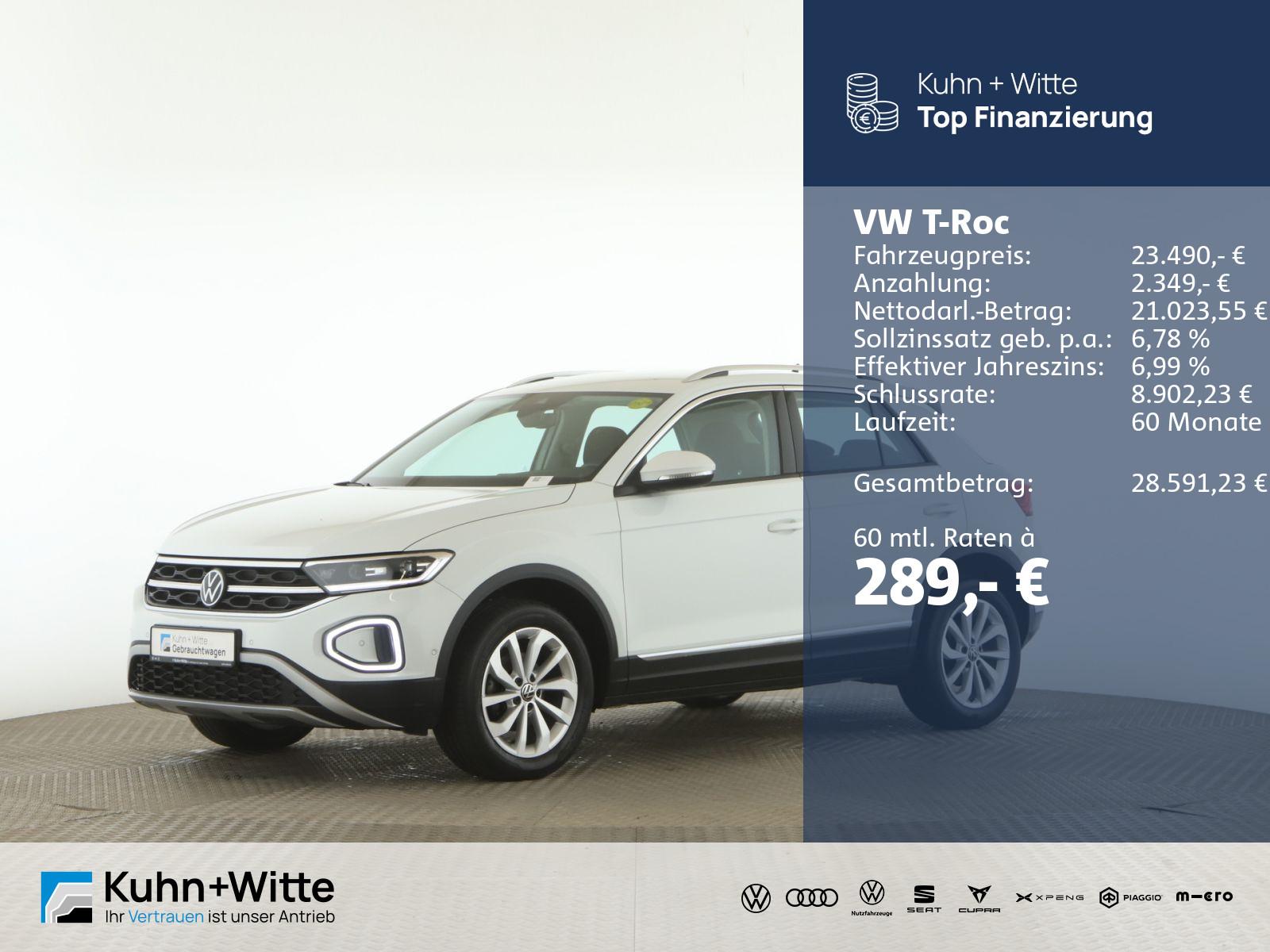 Volkswagen T-Roc 1.5 TSI Style AHK+LED+RFK+Navi+AppleCar