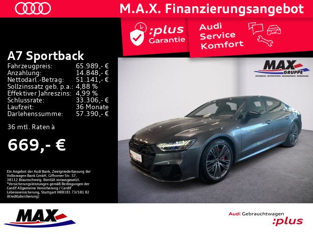 A7 Sportback 55 TFSI e QTT S-LINE HD MATRIX+AHK+