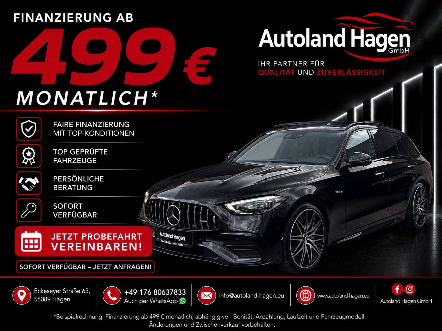 MERCEDES-BENZ C 43 AMG-T *FINANZIERUNG 499€ + GARANTIE*