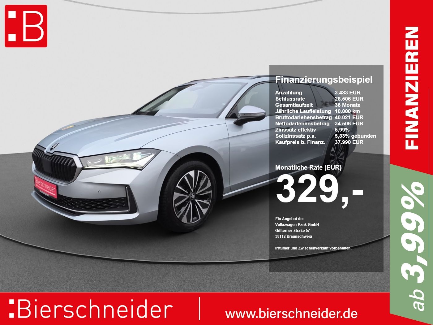 Skoda Superb Combi 2.0 TSI DSG 4x4 Selection AHK HEAD