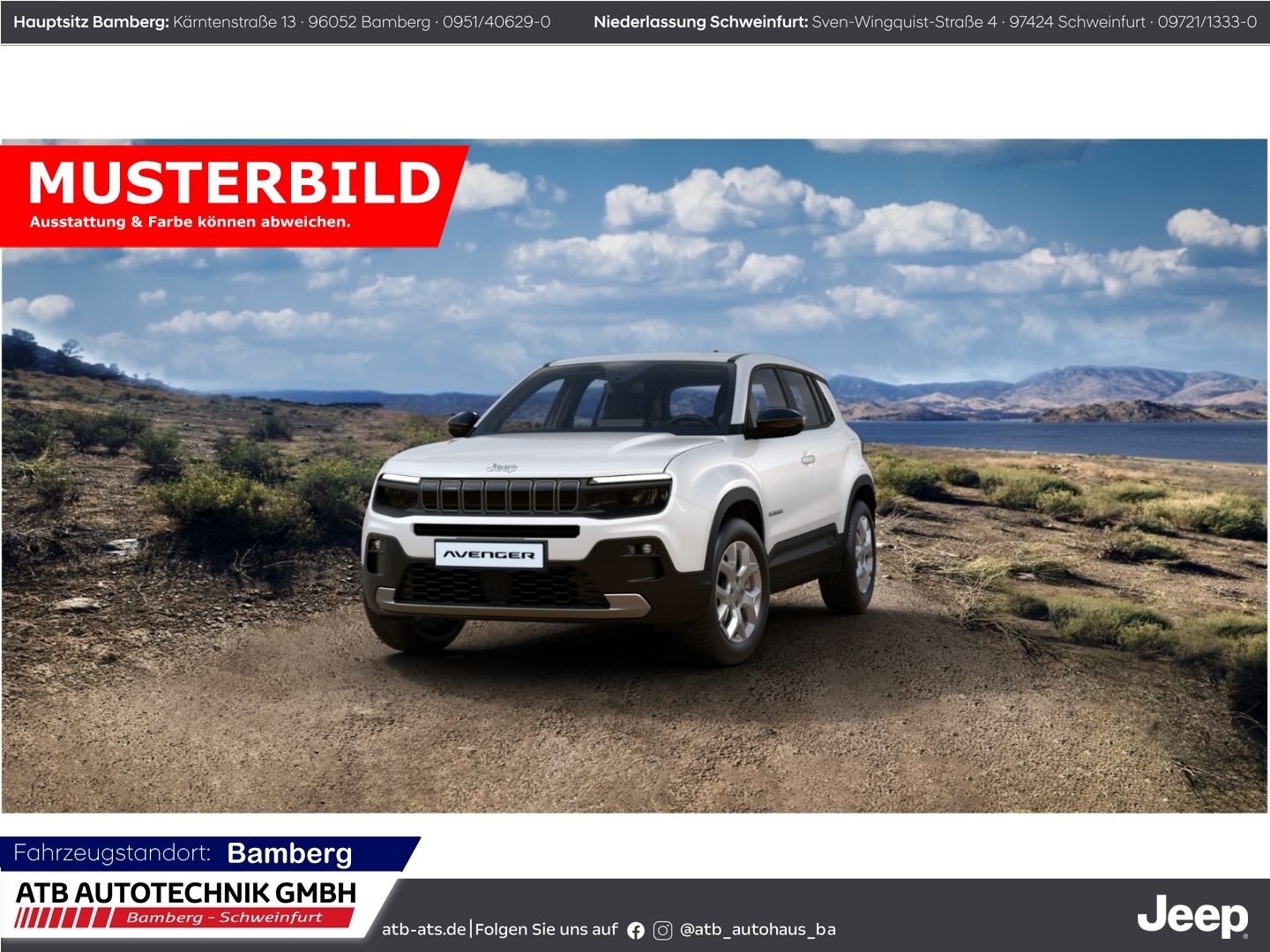 Fahrzeugabbildung Jeep Avenger e-Hybrid Altitude ALLWETTER NAVI WINTER