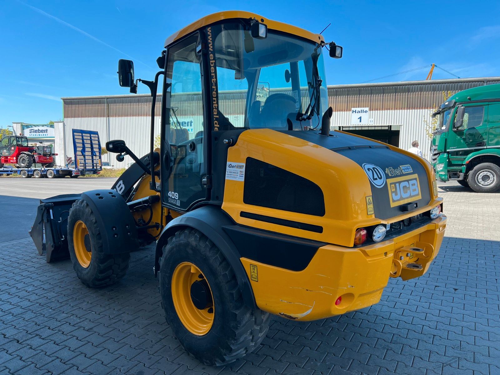 Fahrzeugabbildung JCB 409 SV / nur 758h! / Klappschaufel / Gabel