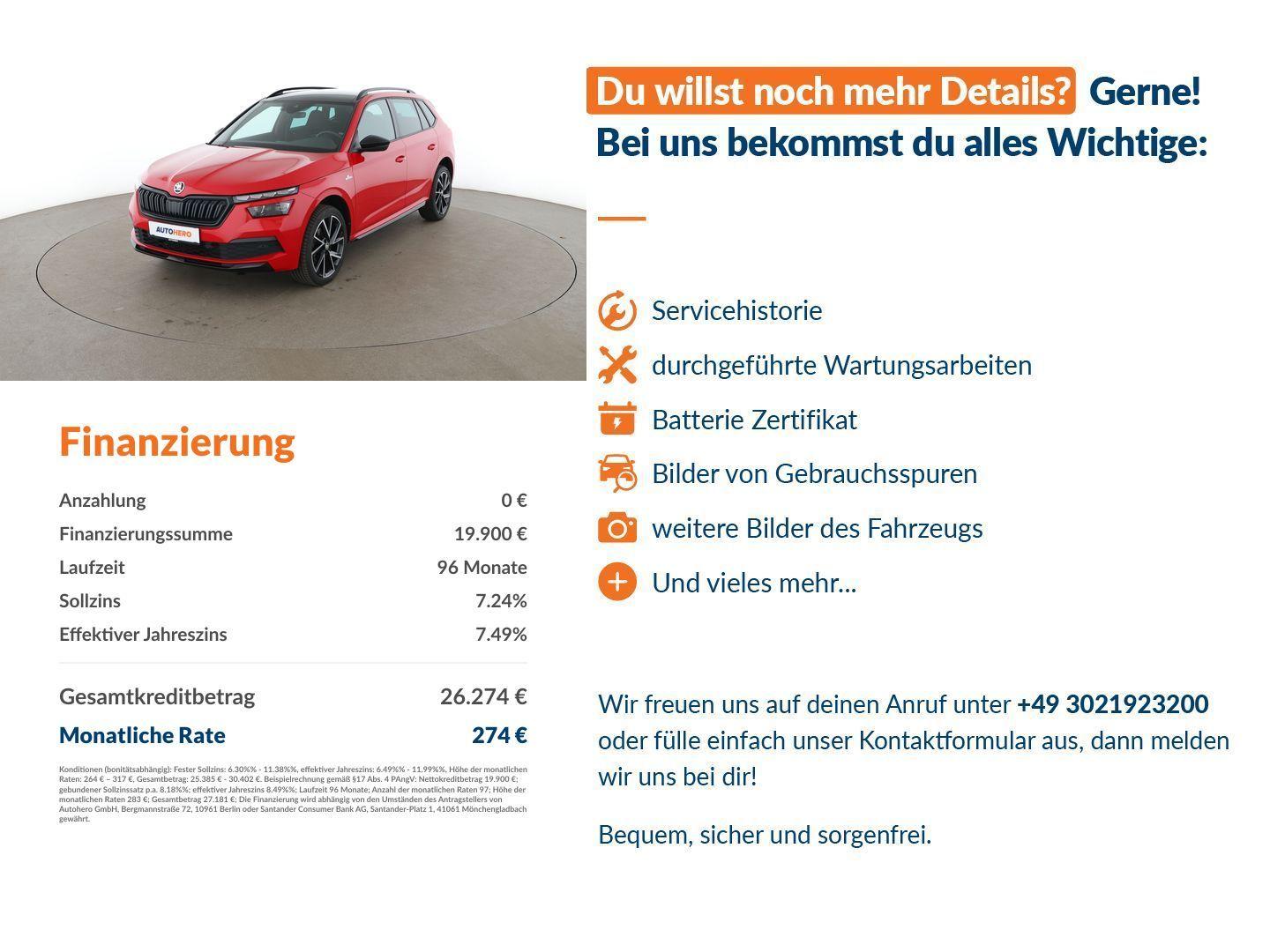 Skoda Kamiq 1.5 TSI ACT Monte Carlo Aut.*NAVI*LED*ACC*