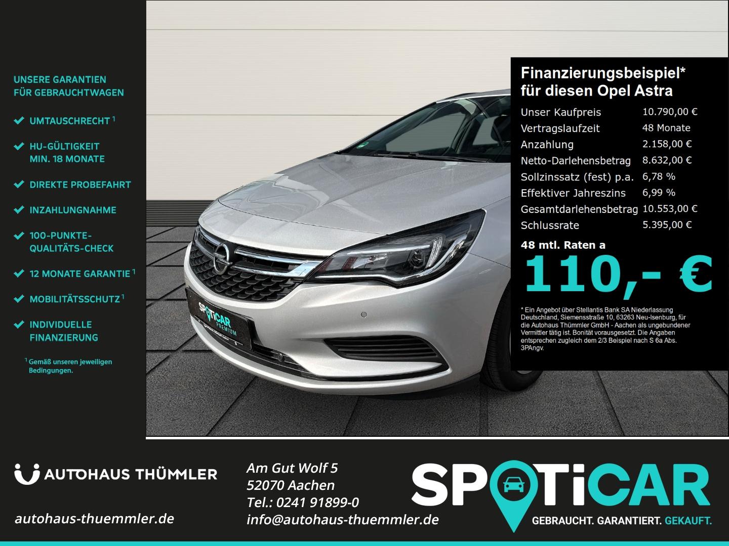 Opel Astra K Sports Tourer Edition Start Stop LED App