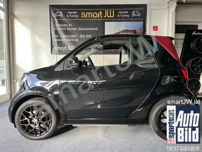 Smart Cabrio 122 PS 185 Km/h Leder Navi Kamera F1 DAB
