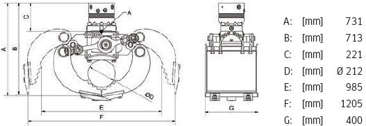 Fahrzeugabbildung Andere DMS SG6040 inkl. Rotator Sortiergreifer / NEU