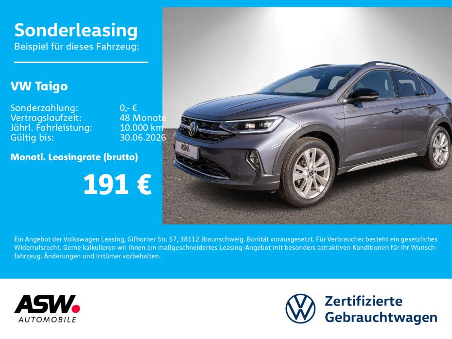 Volkswagen Taigo MOVE 1.0TSI DSG LED Navi PDC ACC SHZ AHK