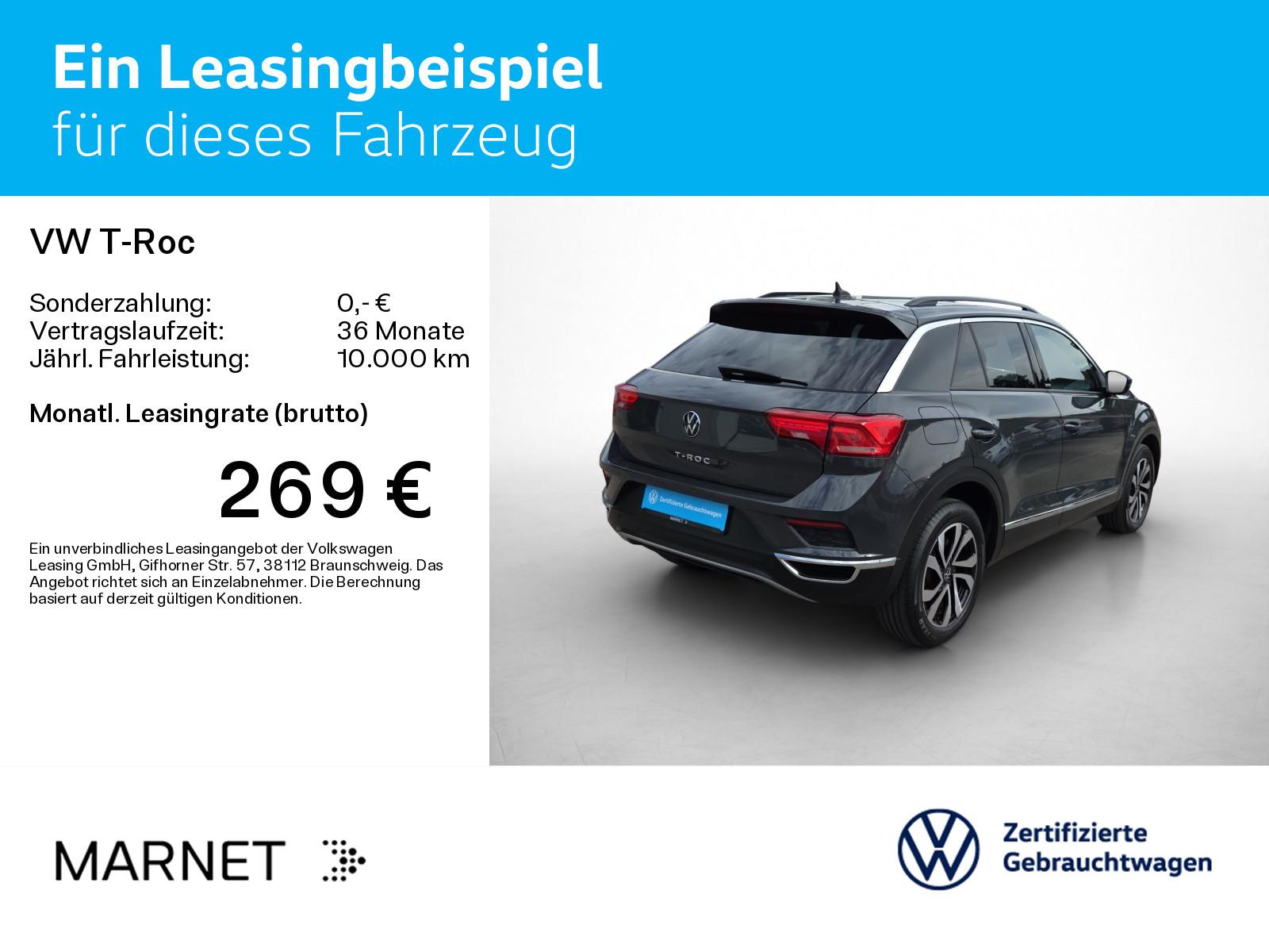 Volkswagen T-Roc 2.0 TDI Active DSG *Pano*LED*Kamera*SHZ*Ap, миниатюра 3