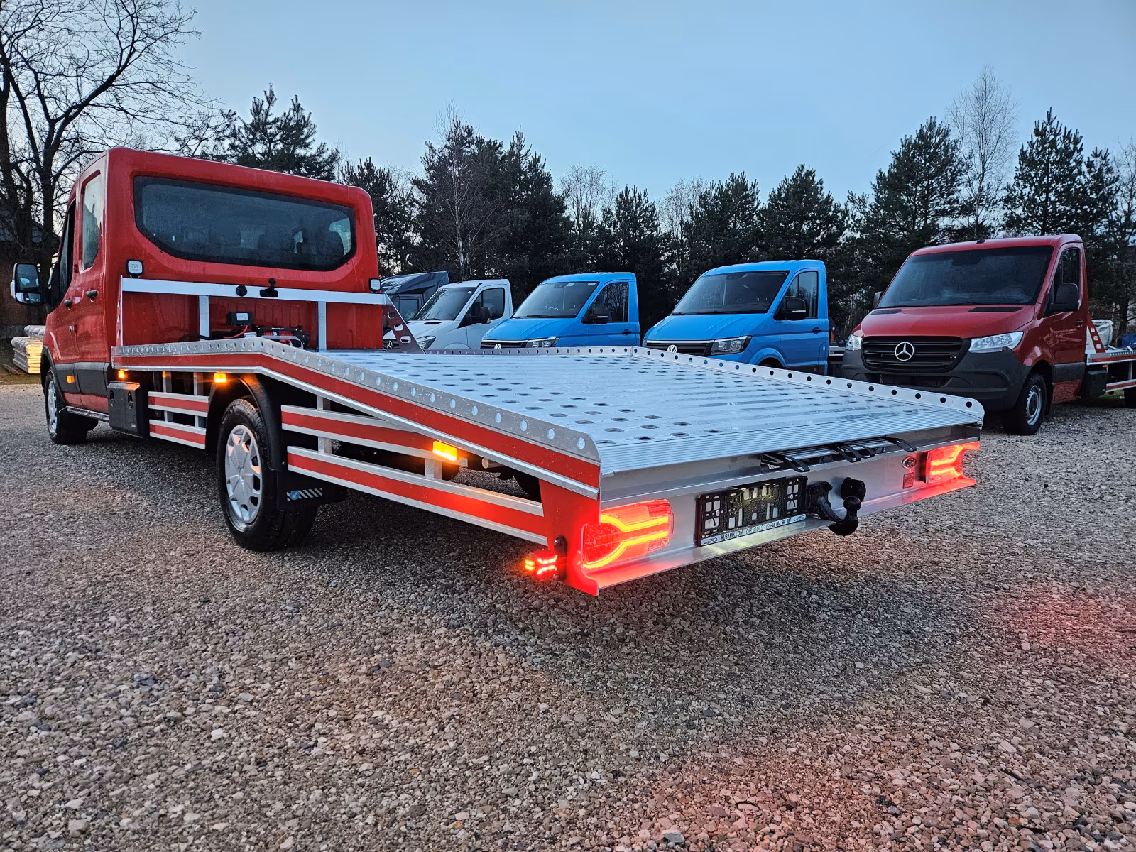 Fiat Aufbau autotransporter