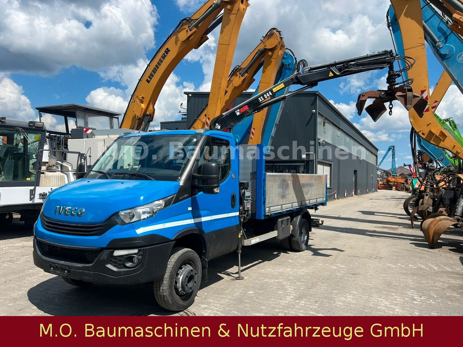 Fahrzeugabbildung Iveco Daily 70C18 / Kipper+Kran Hiab 044 D-2/