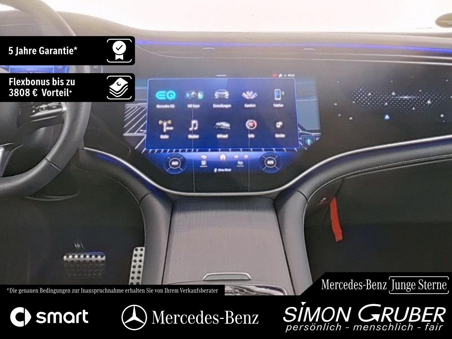 Fahrzeugabbildung Mercedes-Benz EQS 580 4M SUV AMG Massage Sitzklima AHK Md 2026