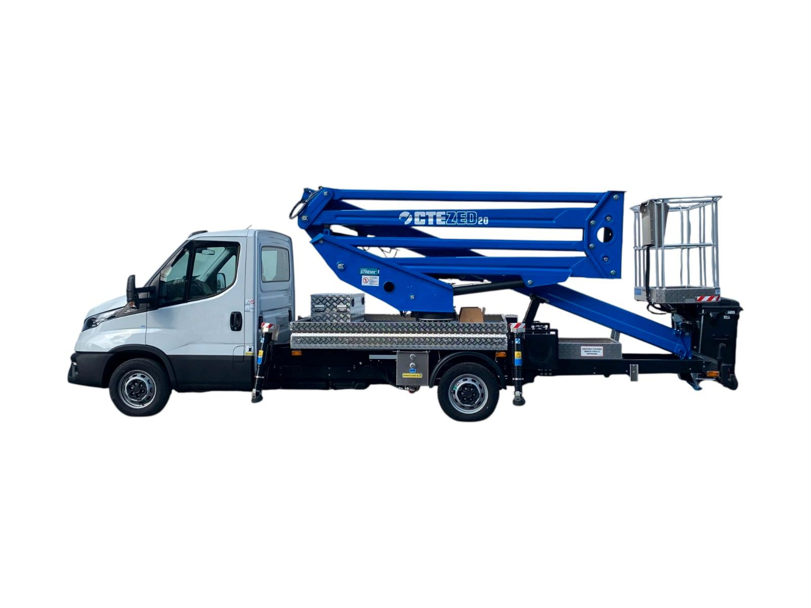 Iveco 35SH14 KRAN 20m CTE, Modell ZED 20.4 HN