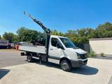 Volkswagen Crafter 50 MR KRAN HIAB 7m AHK NL 2,6to - Tier-/Pferdetransport 7 5 t