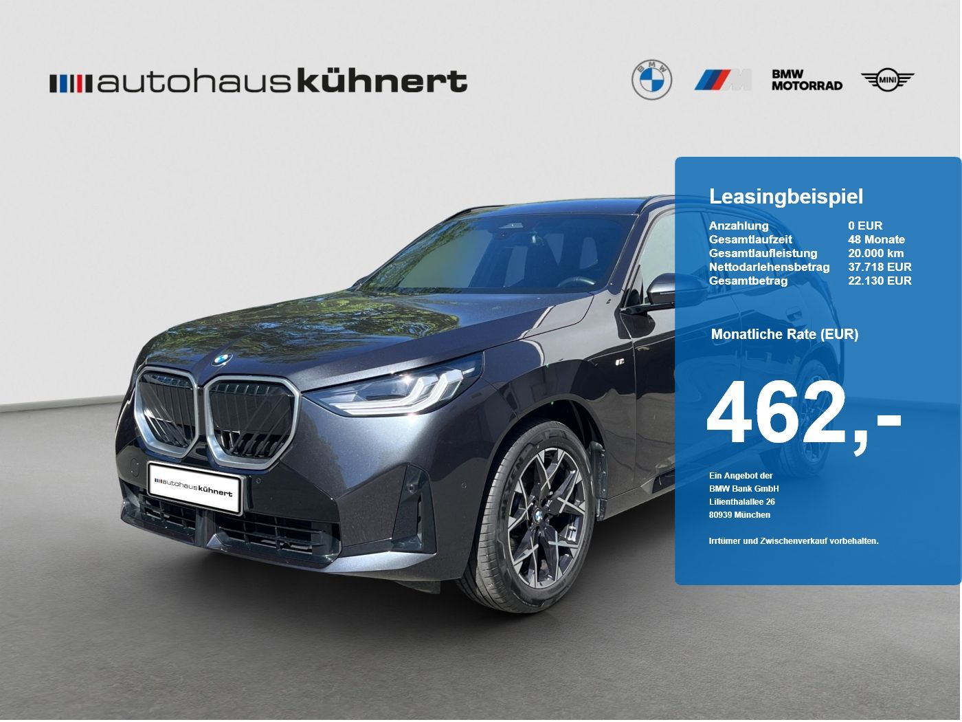 BMW X3 20 xDrive M-Sport LED DrvAss AHK RFK DAB foto 1