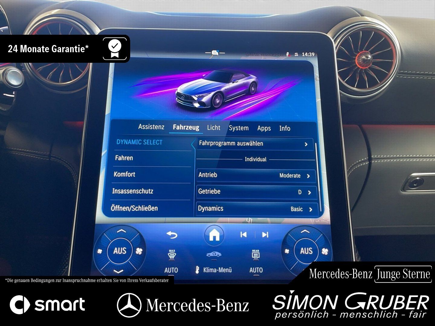 Fahrzeugabbildung Mercedes-Benz SL 63 4M+ AMG Aero Perfo HUD Burm Sitzklima Lift