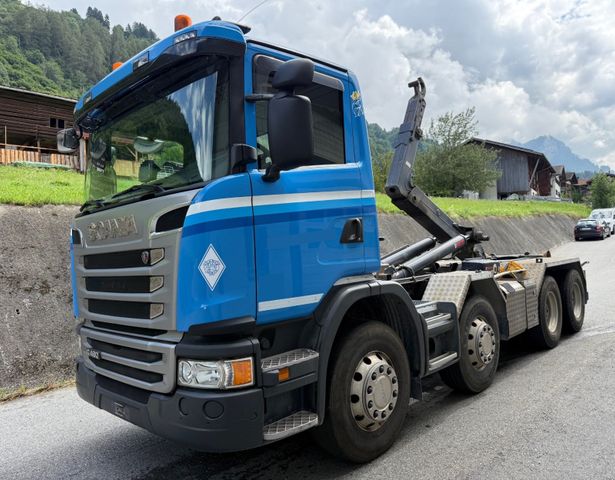Scania G490 CB 8x4, E6, Retarder, Hiab Multilift 21ton