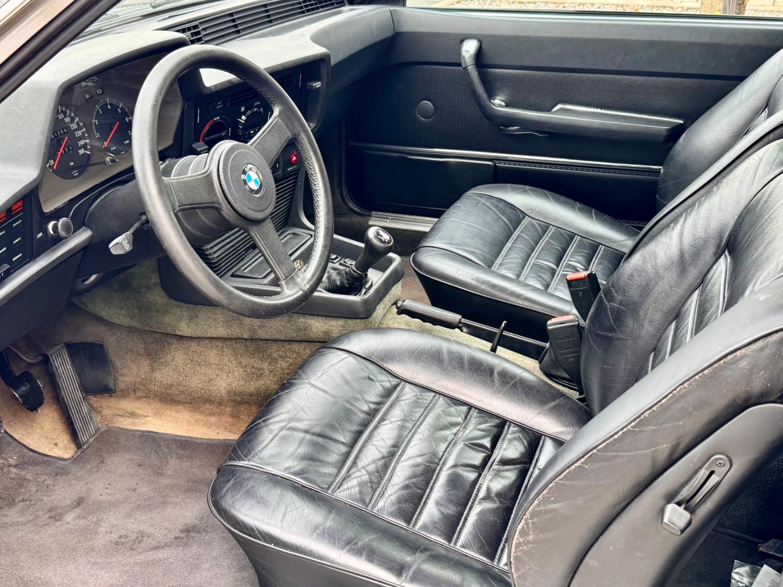 BMW Série 635 CSI E24 218ch - BVM 5 Raports - Imatriculation H - CT récent - Entretien complet