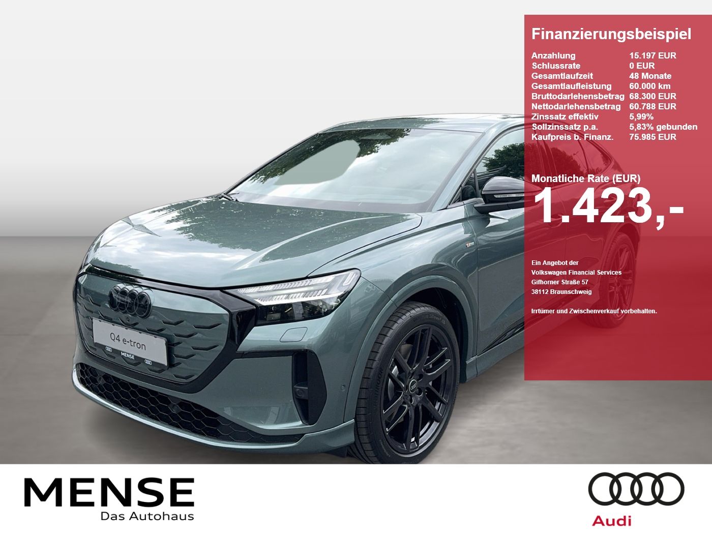 Audi Q4 Sportback e-tron quattro performance 250 kW
