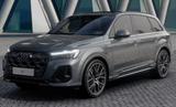 Audi Q7 55TFSIe qu S LINE BLACK PANO AHK B&O MATRIX - mit Hybrid-Antrieb: Grau, Alcantara, Bordcomputer, Geländewagen
