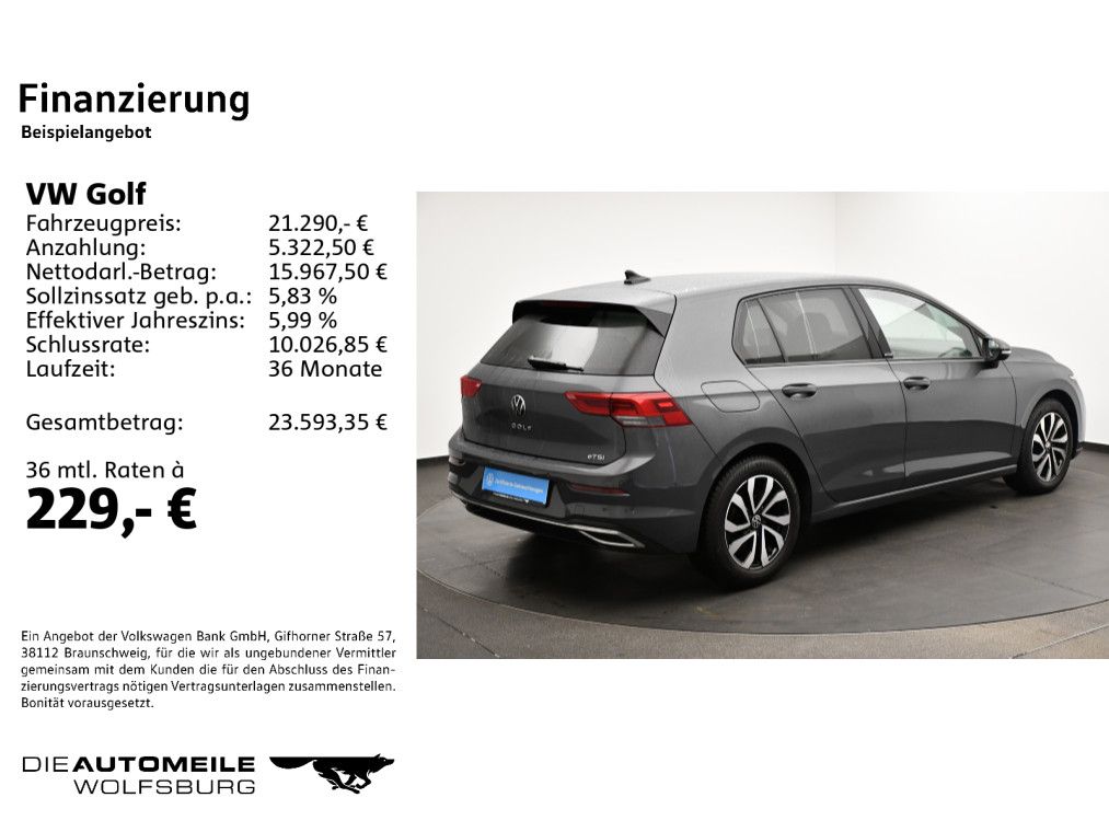 Volkswagen Golf 8 VIII 1.5 eTSI DSG Active LED Stand ACC H foto 2
