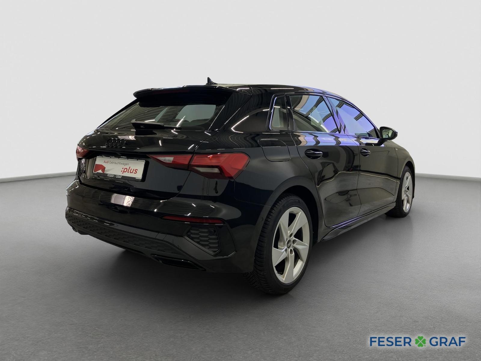 Audi A3 Sportback S line 30 TDI Pano RFK SHZ APP, миниатюра 3