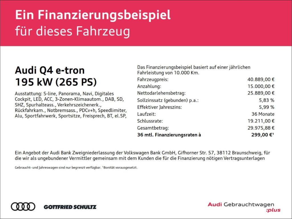 Audi Q4 e-tron 45 E-TRON QUATTRO S-LINE LED PANO VIRT foto 2