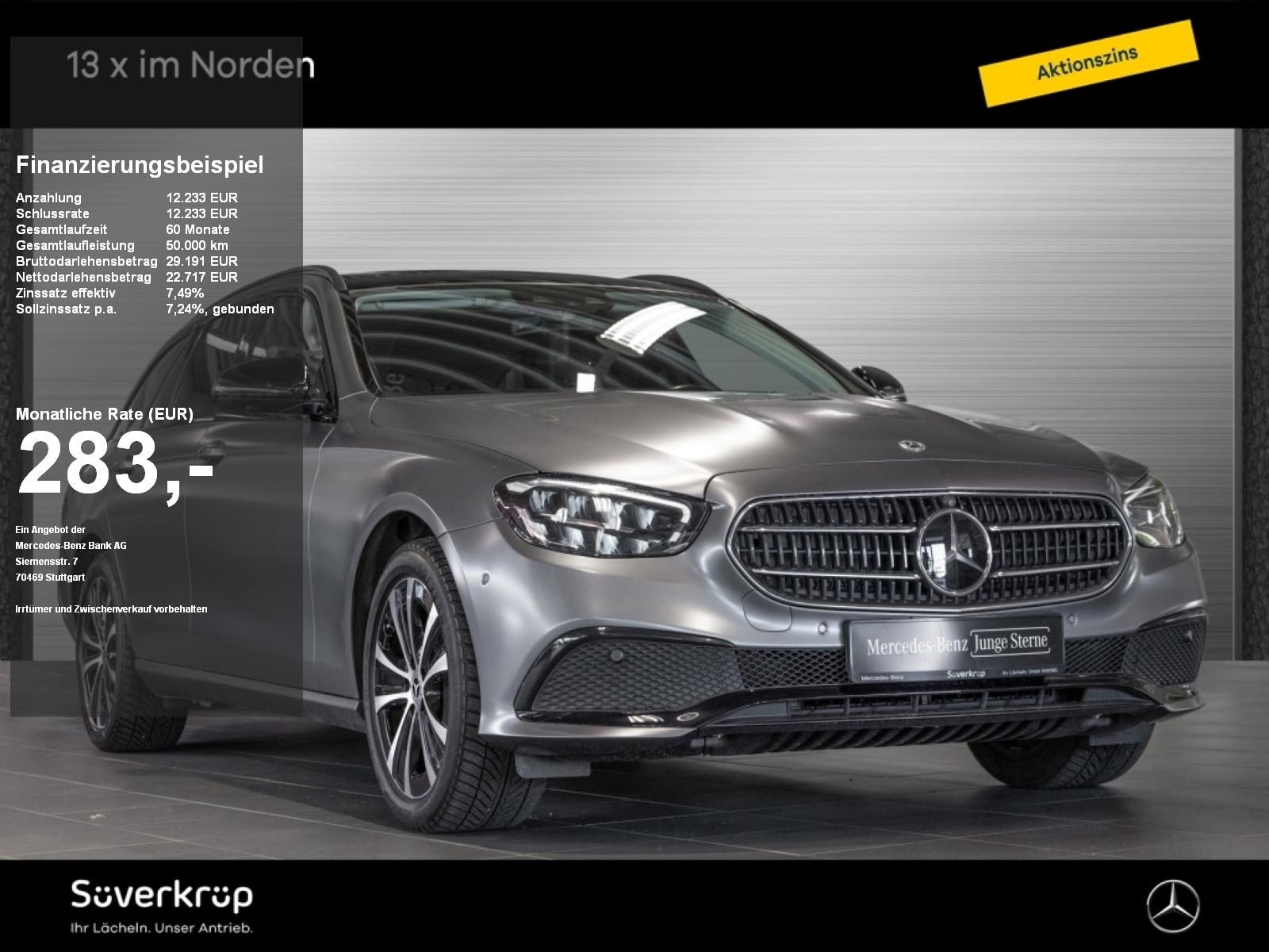 Mercedes-Benz E 220 T d AVANTGARDE NIGHT WIDE 360 AHK DISTR