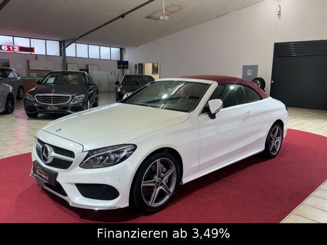 Mercedes-Benz C 180 Cabrio AMG Line Verdeck Rot