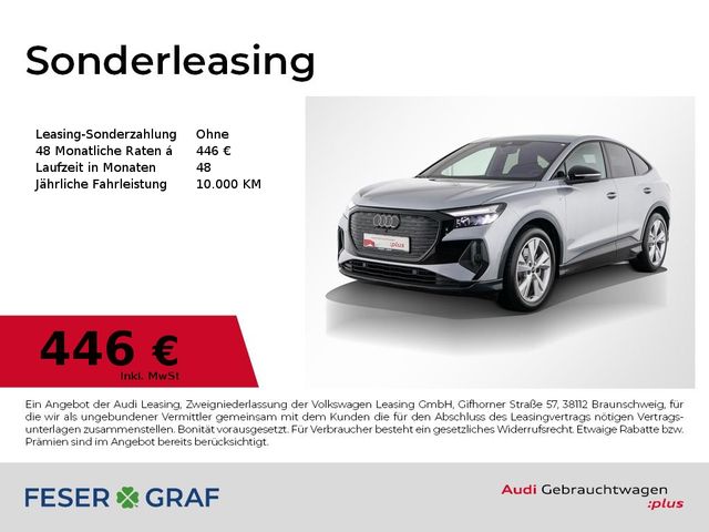 Audi Q4 Sportback 45 e-tron S line Ext. AHK Navi