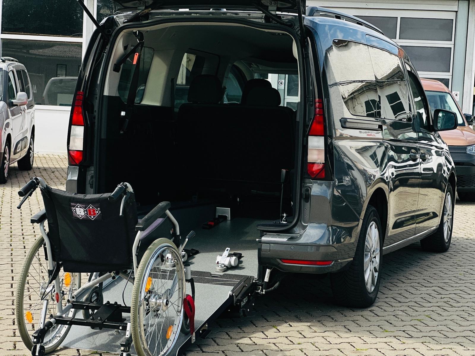 Volkswagen Caddy Life Maxi Behindertengerecht-Rampe