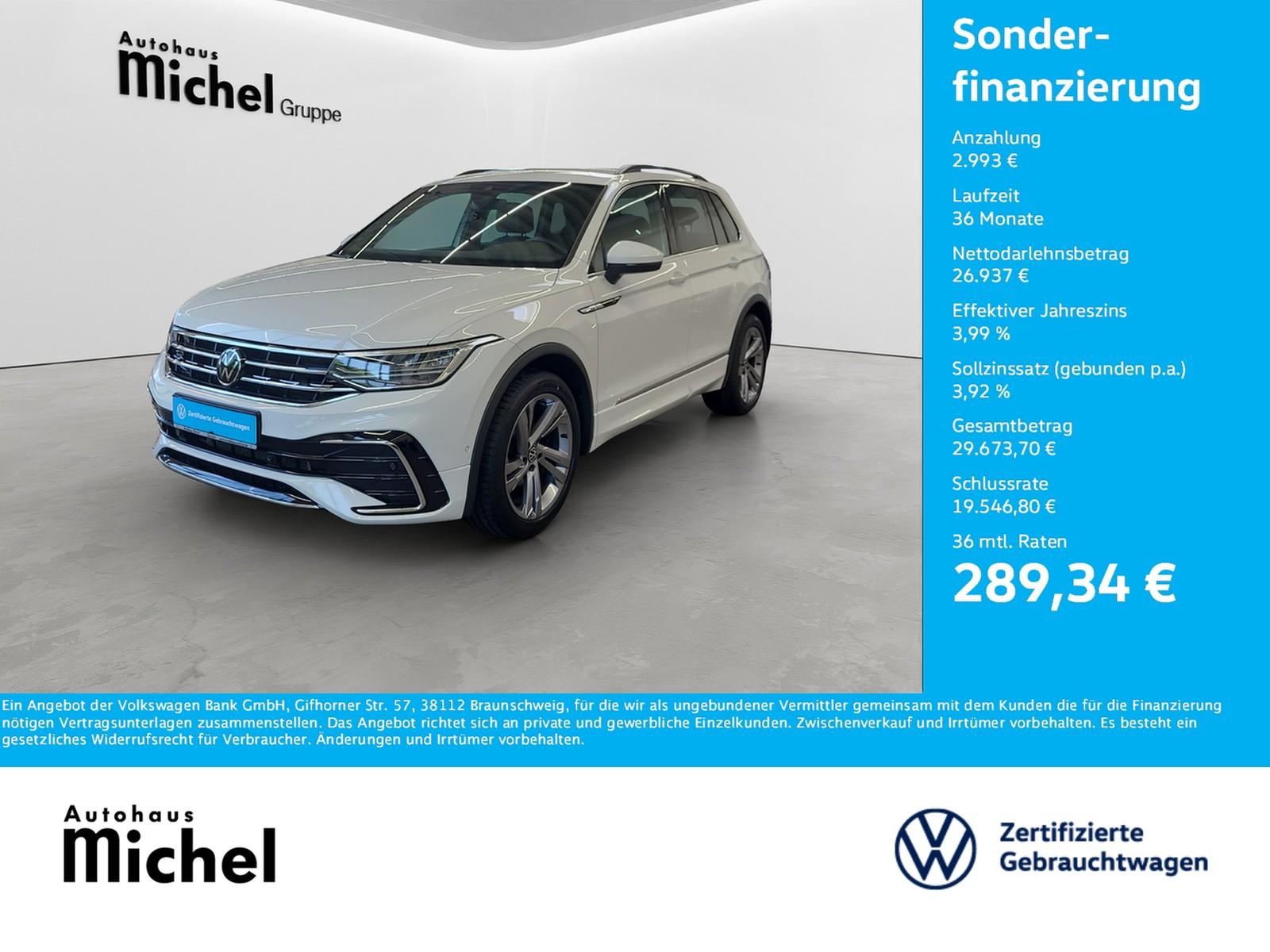 Volkswagen Tiguan TDI DSG R-Line LED Navi AHK Kamera