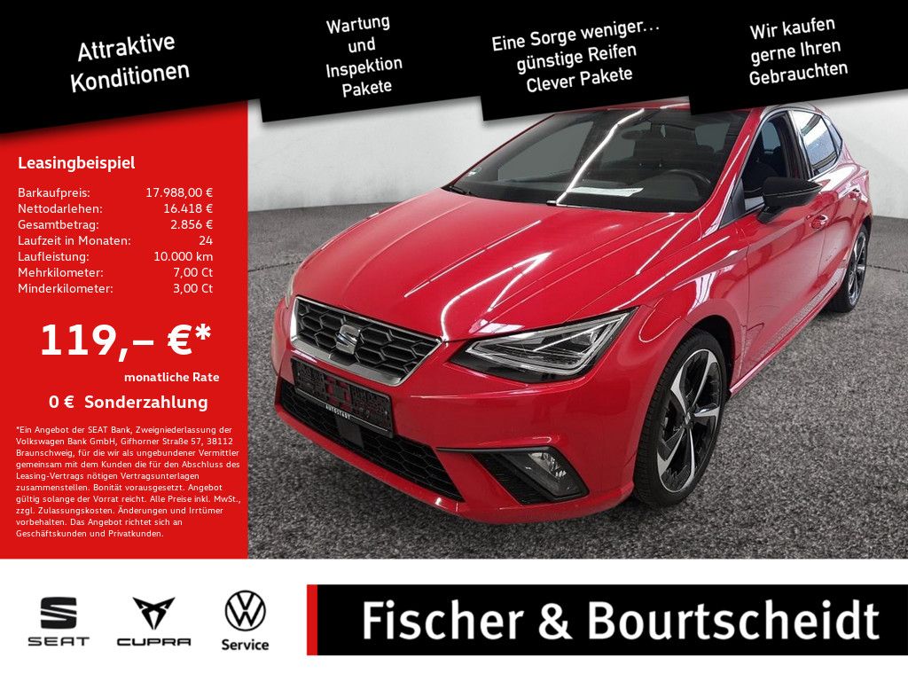 Seat Ibiza 1.0 TSI FR KEYLESS PDC NAVI FACEL. LED