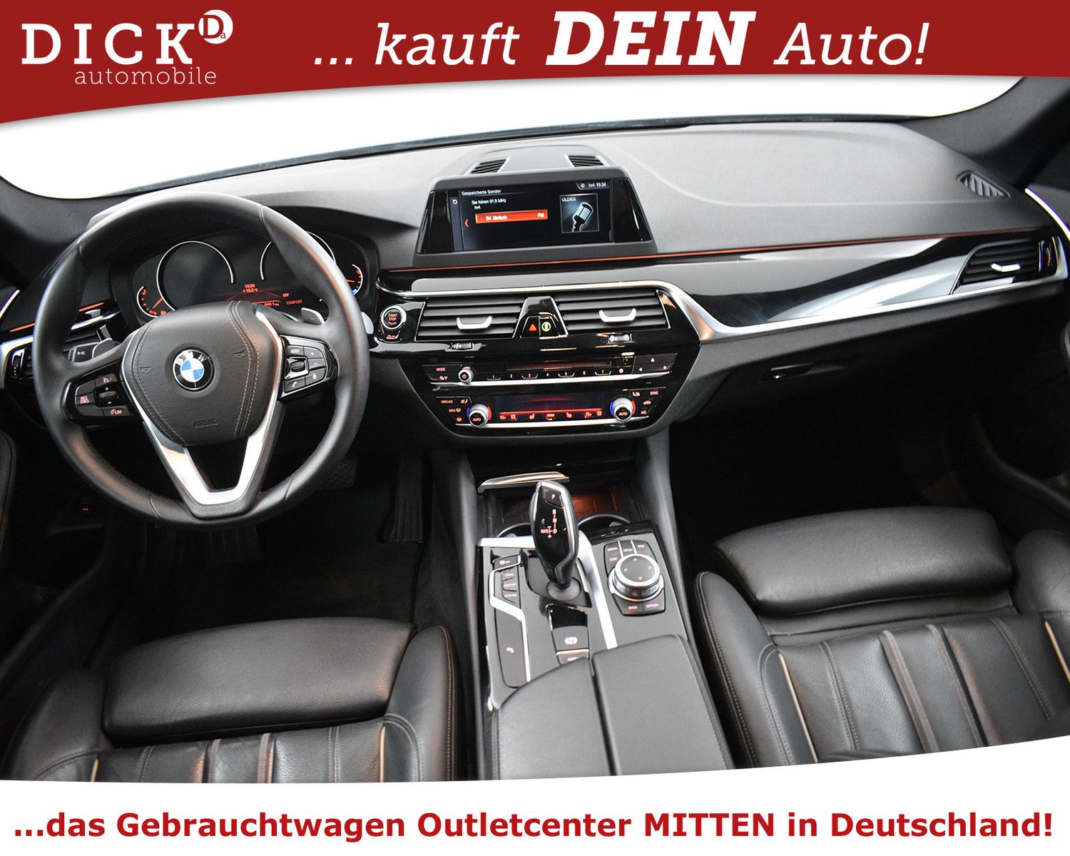 BMW 540i xDr Sport Line NAVI+KAM+LED+AHK+4X SHZ+M18" - Image 8