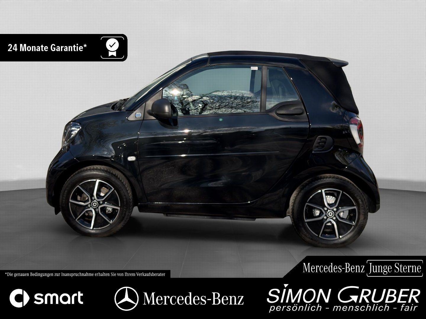 Fahrzeugabbildung Smart fortwo EQ Cabrio Exclusive Winter Voll-LED 22KW