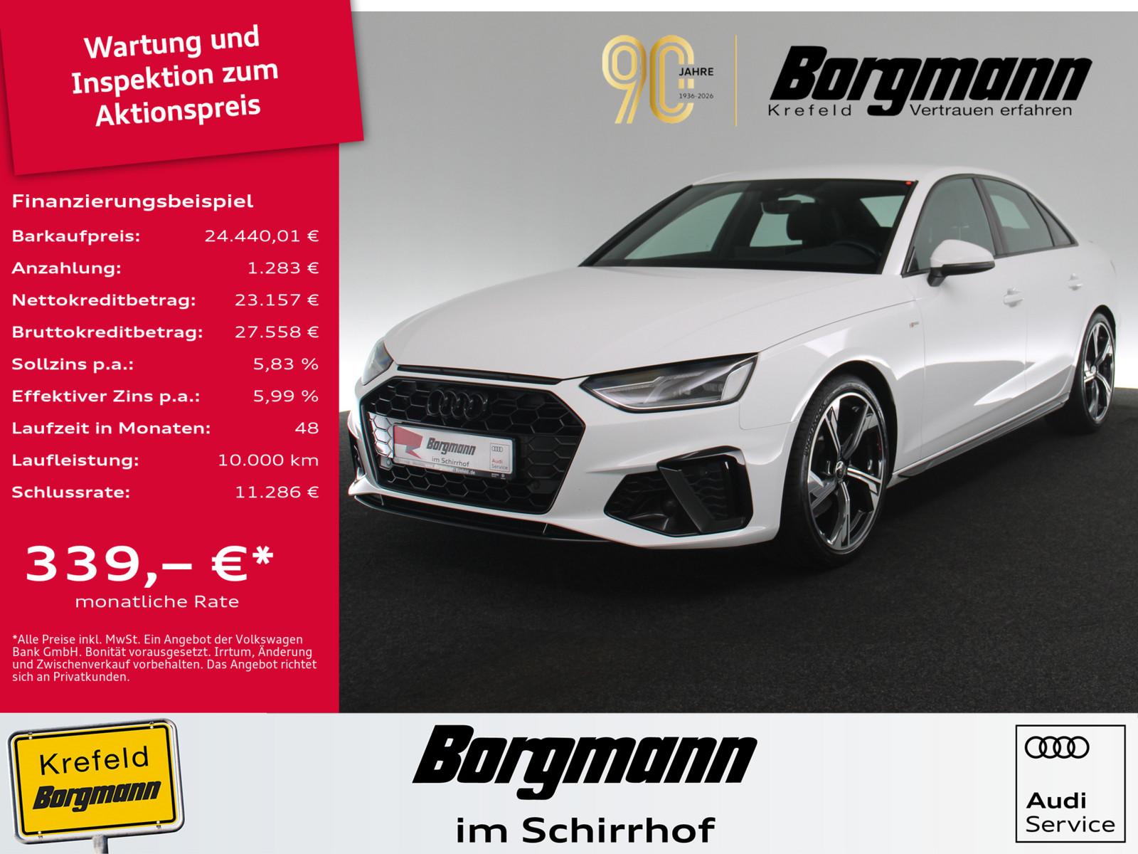 Audi A4 Lim. 35 TDI S line NAVI SITZHEIZUNG PDC KLIMA
