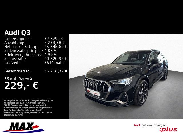 Q3 35 TFSI S LINE LED+MMI NAVI+SONOS+VCP+SHZ+ALU