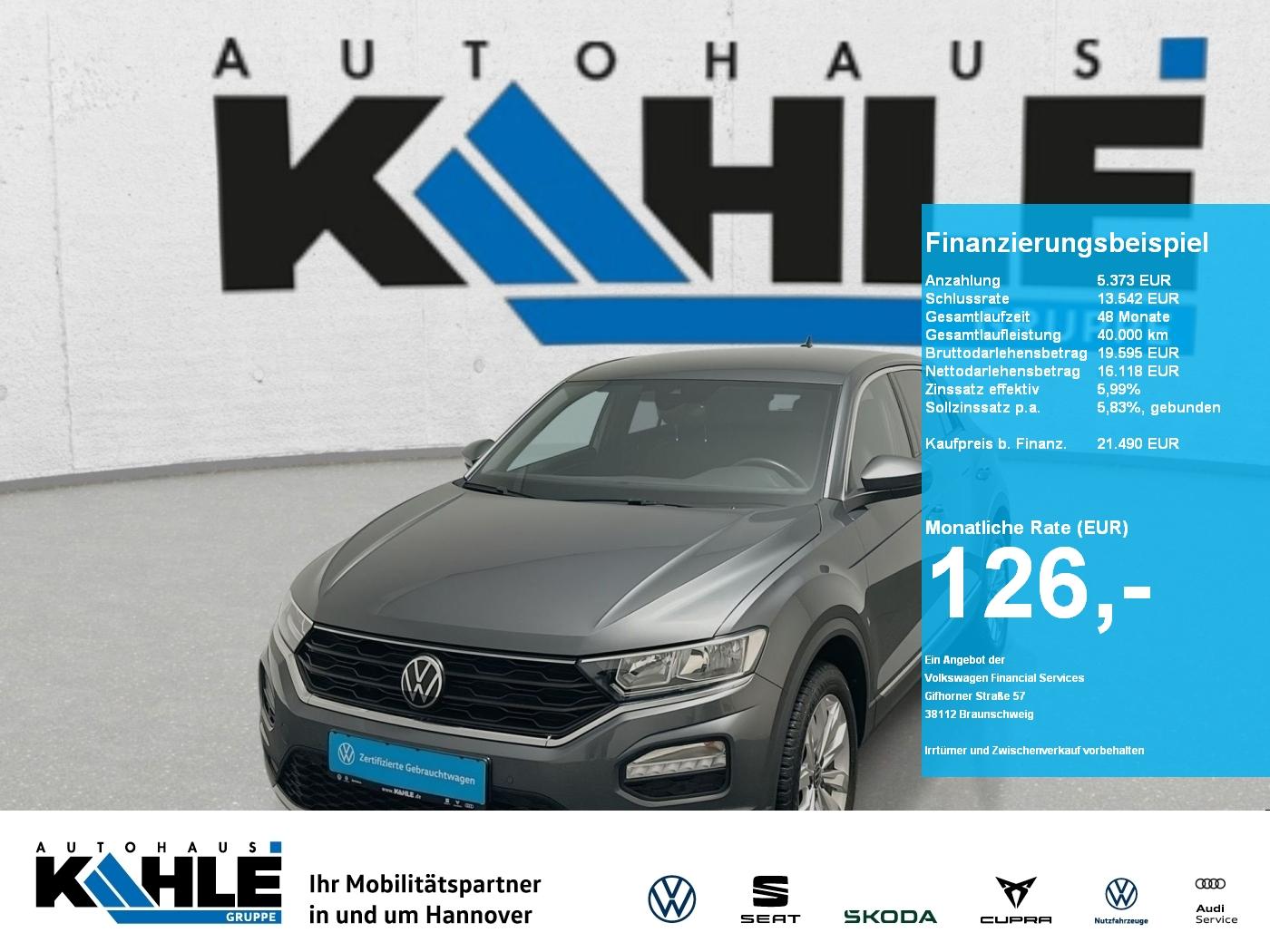 Volkswagen T-Roc 1.5 TSI Sport ACC Navi Sitzh Klimaaut. PDC