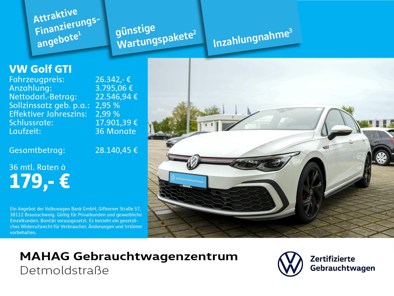 Volkswagen Golf VIII GTI 2.0 TSI LED+ Navi ParkPilot App D, миниатюра 2