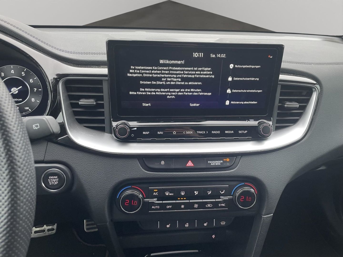 Fahrzeugabbildung Kia ProCeed GT LED totWinkelASS SpurhaltASS Tempomat