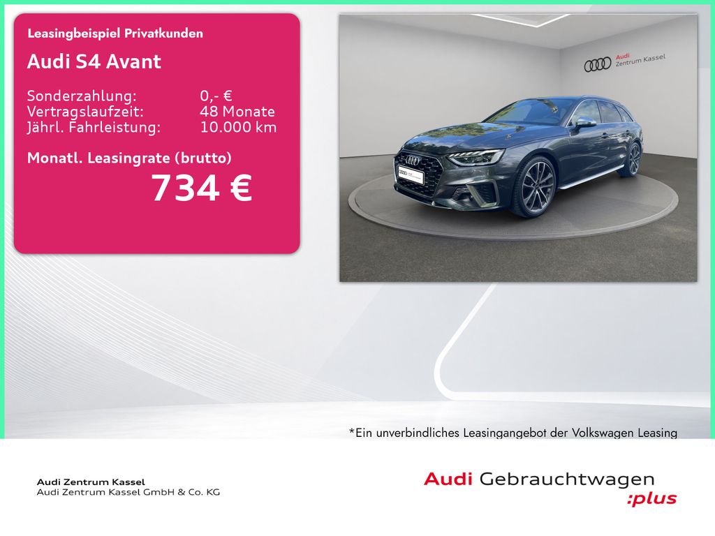 Audi S4 Avant 3.0 TDI qu. Matrix AHK Kamera Alcantara
